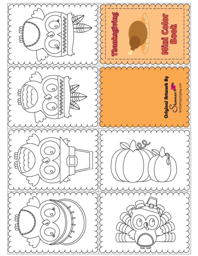 Coloring Book Thanksgiving  pdf