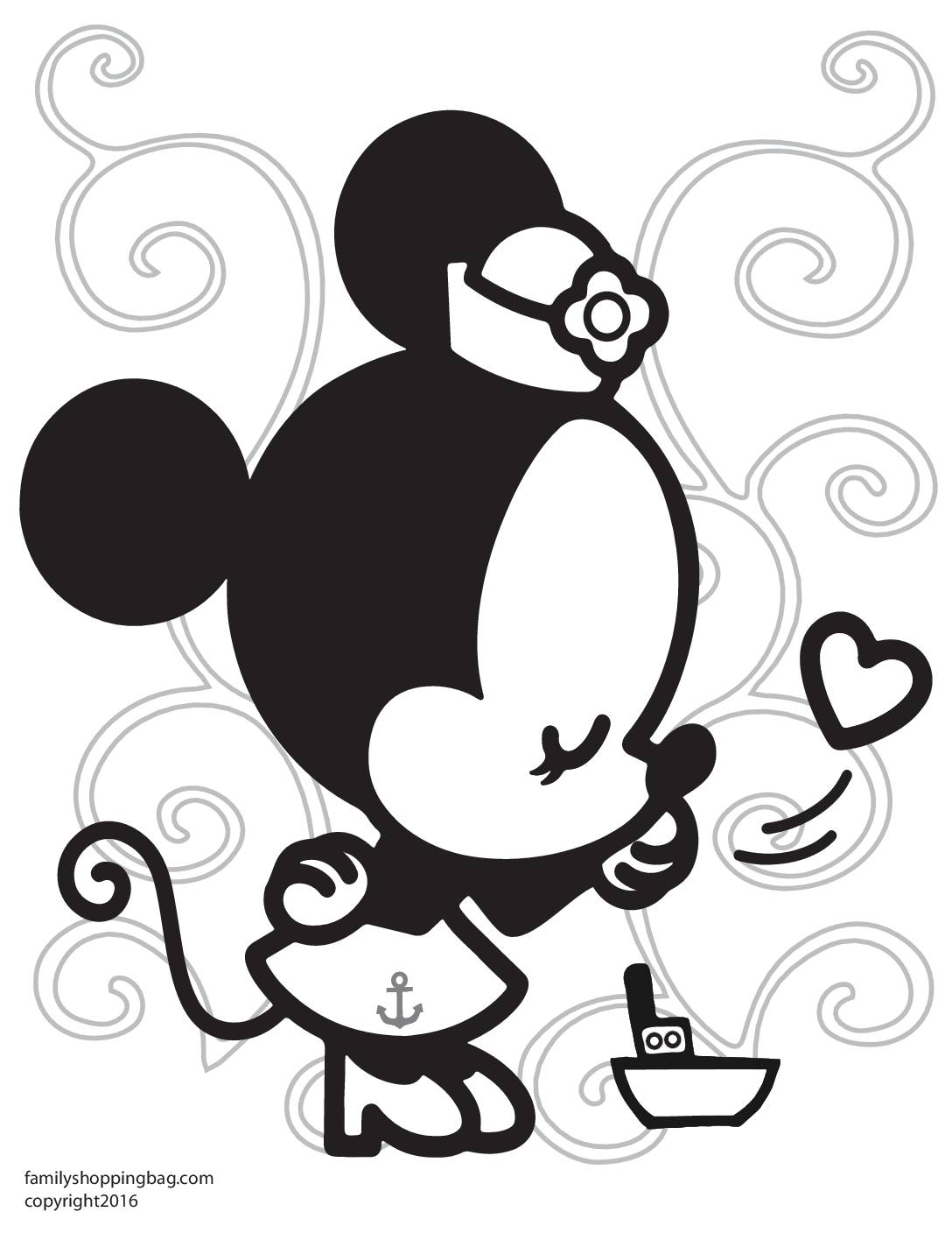 Minnie Coloring Page Coloring Pages