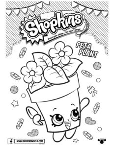 Shopkins Coloring Page 2