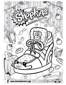 Shopkins Coloring Page 4