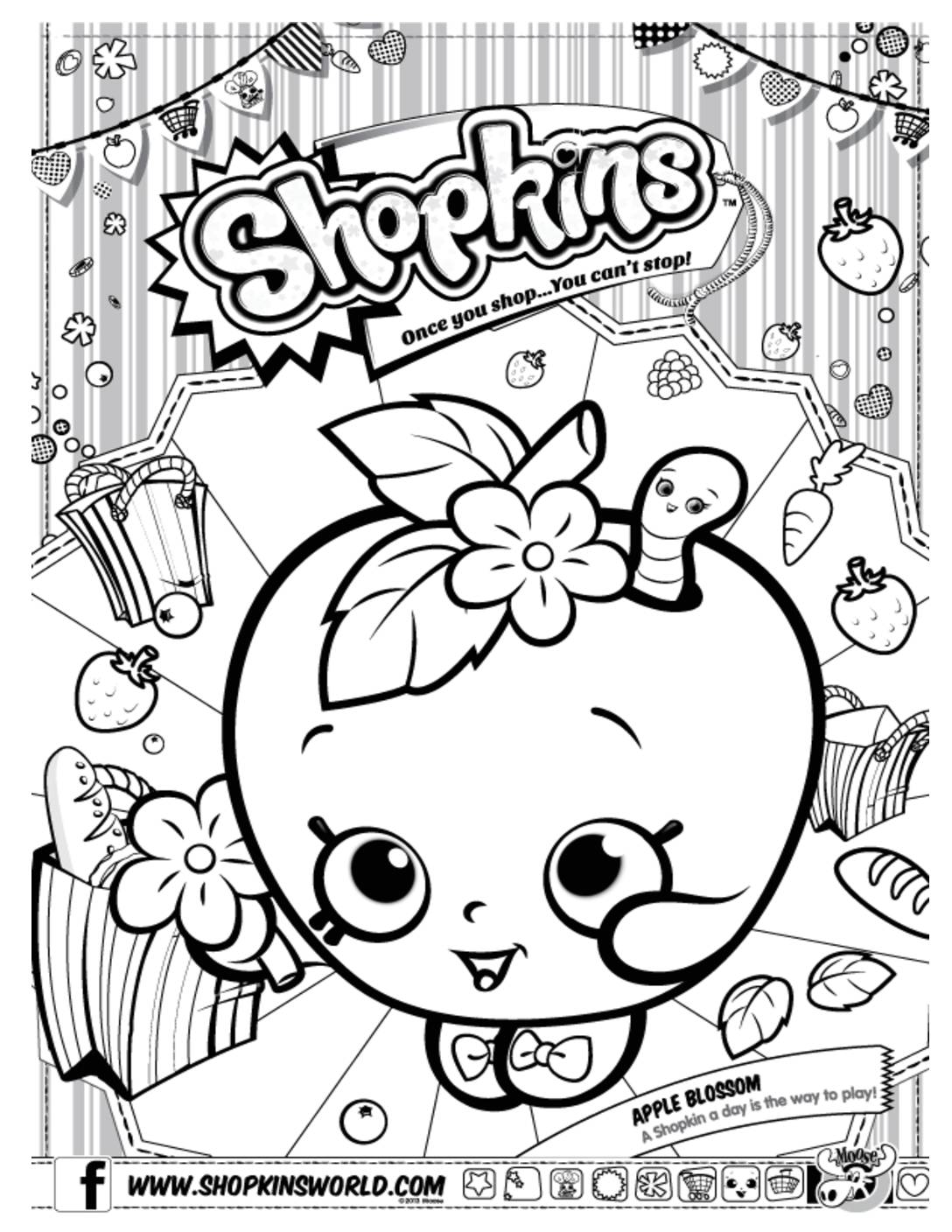 Shopkins Coloring Pages Shopkins Coloring Pages