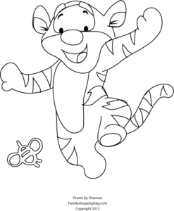 Tigger Coloring Page Coloring Pages