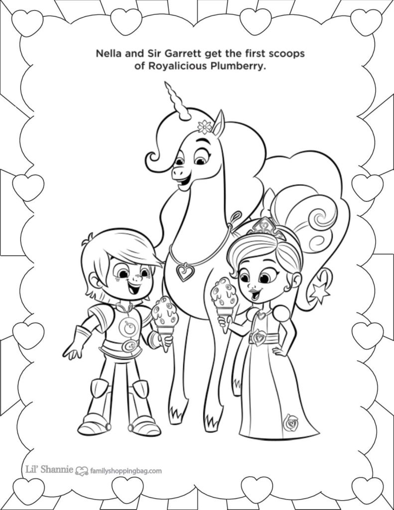 Coloring Page  Nella Knight  pdf
