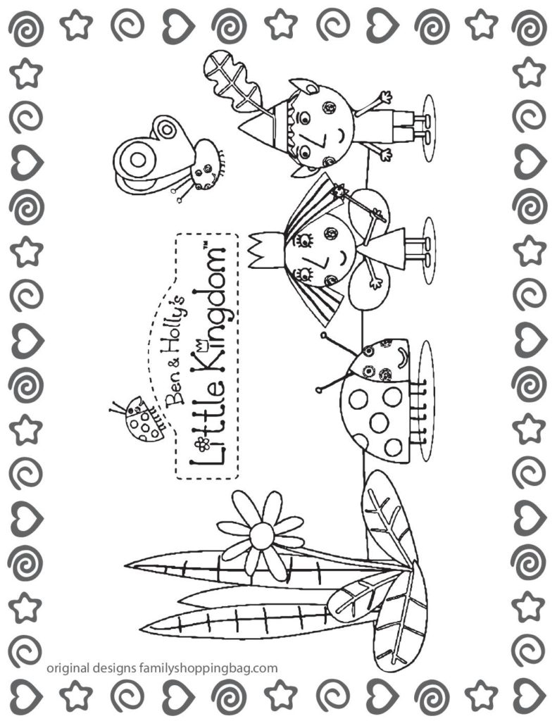 Coloring Page  Ben Holly  pdf