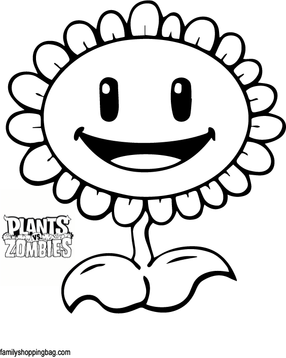 Free Online Plants Vs Zombies Coloring Page - Letscolorit.com