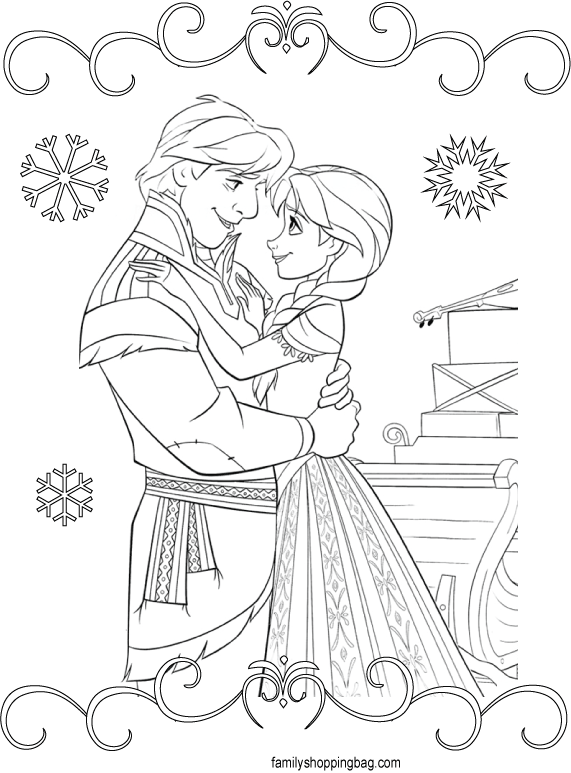 Frozen Coloring Page 2 Coloring Pages