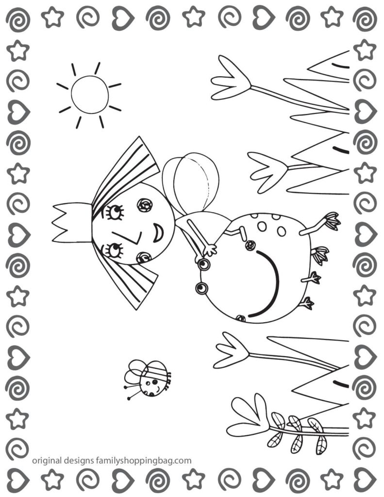 Coloring Page  Ben Holly  pdf