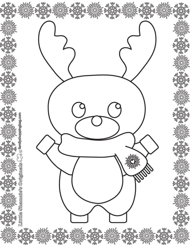 Coloring Page  Christmas  pdf