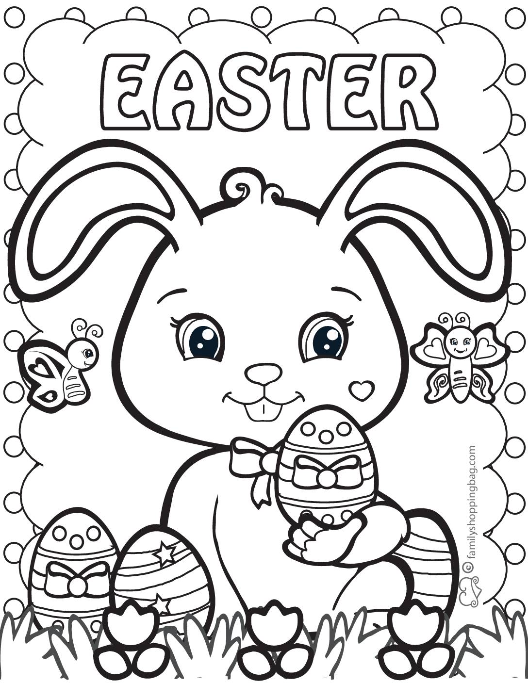 Coloring Page  Easter  pdf