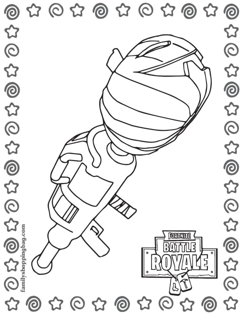 Coloring Page  Fortnite  pdf