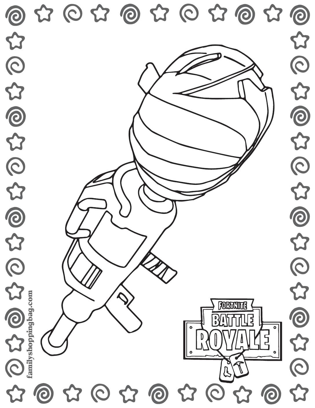 Coloring Page 2 Fortnite Coloring Pages