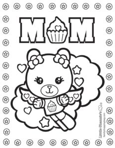 Coloring Page 2 Mothers Day