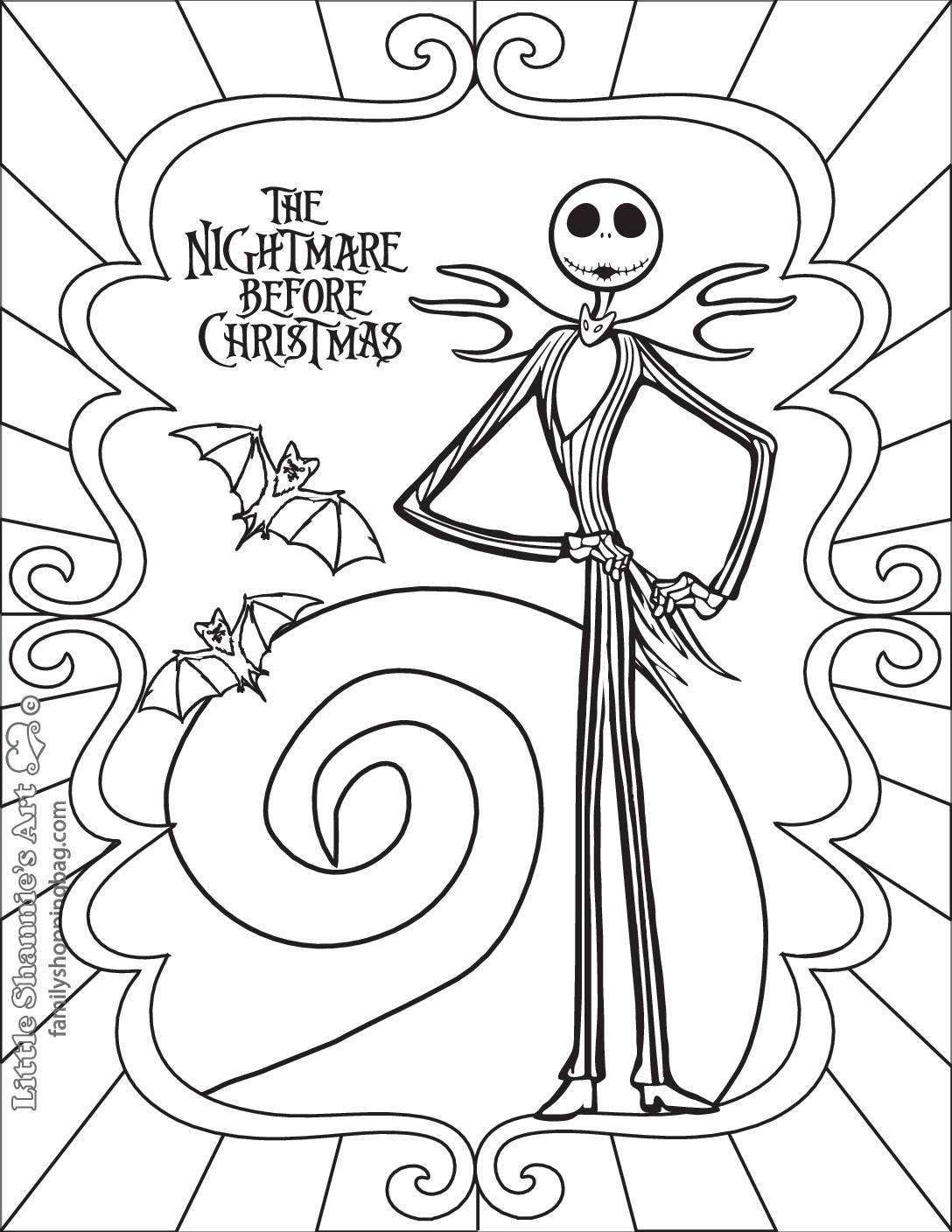 Coloring Page  Nightmare BC  pdf