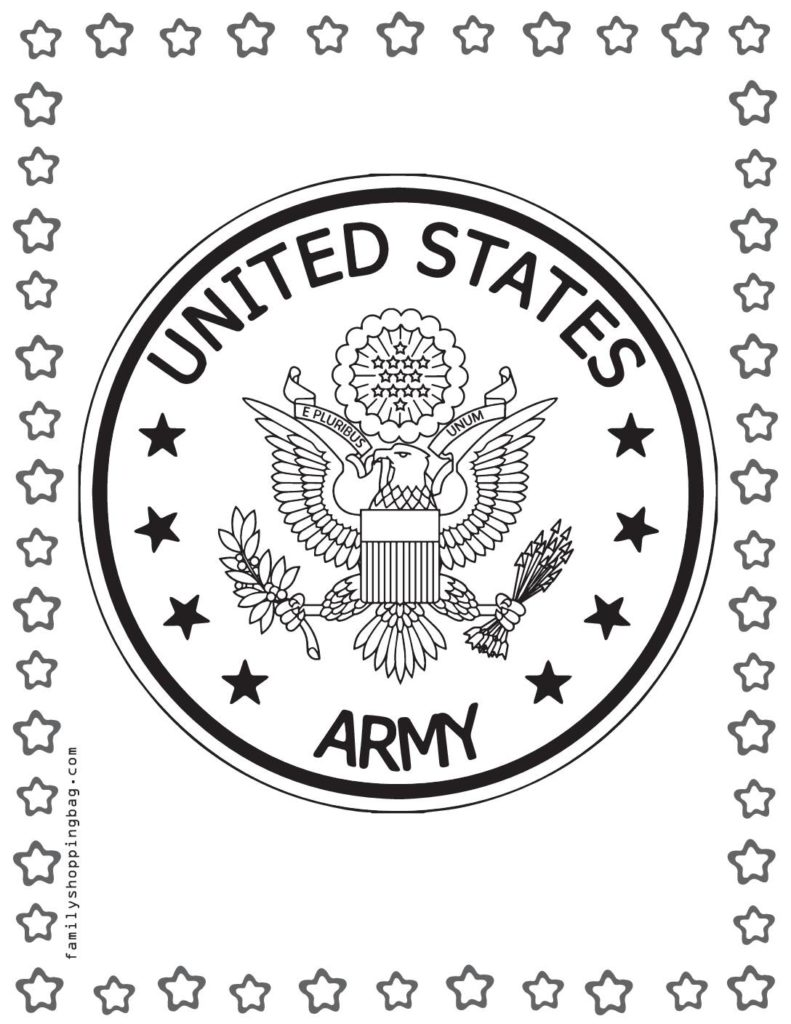 Coloring Page  army  pdf