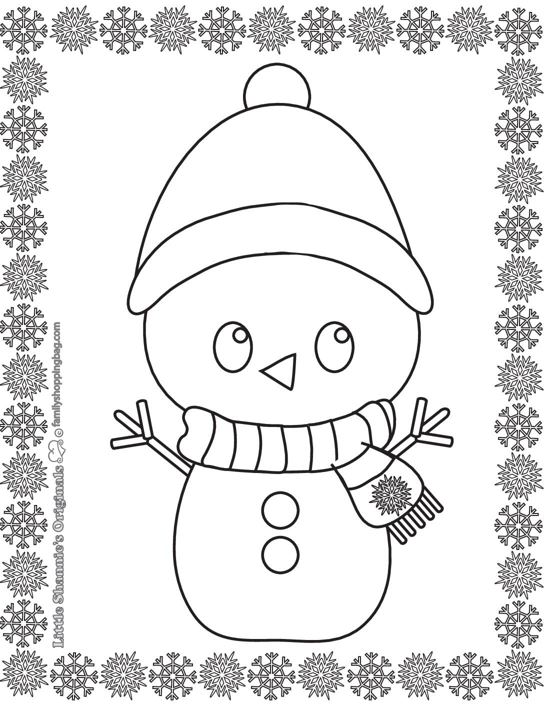 Coloring Page 3 Christmas Coloring Pages