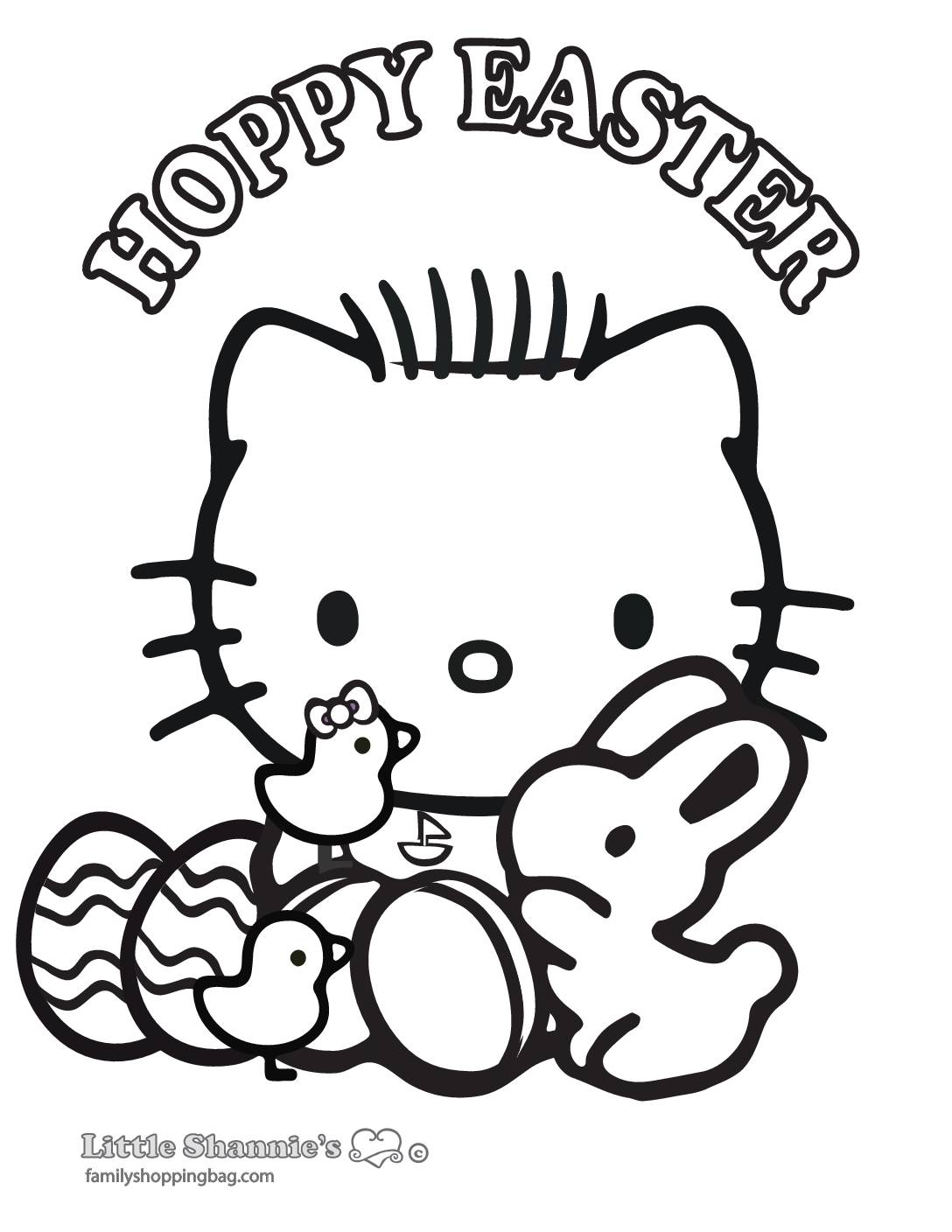 Coloring Page 3 Easter