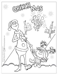 Coloring Page 3 Grinch
