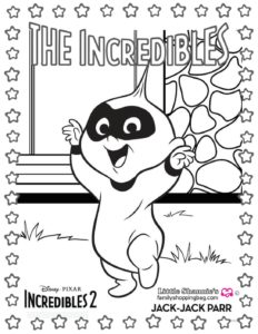 Coloring Page 3 Incredibles