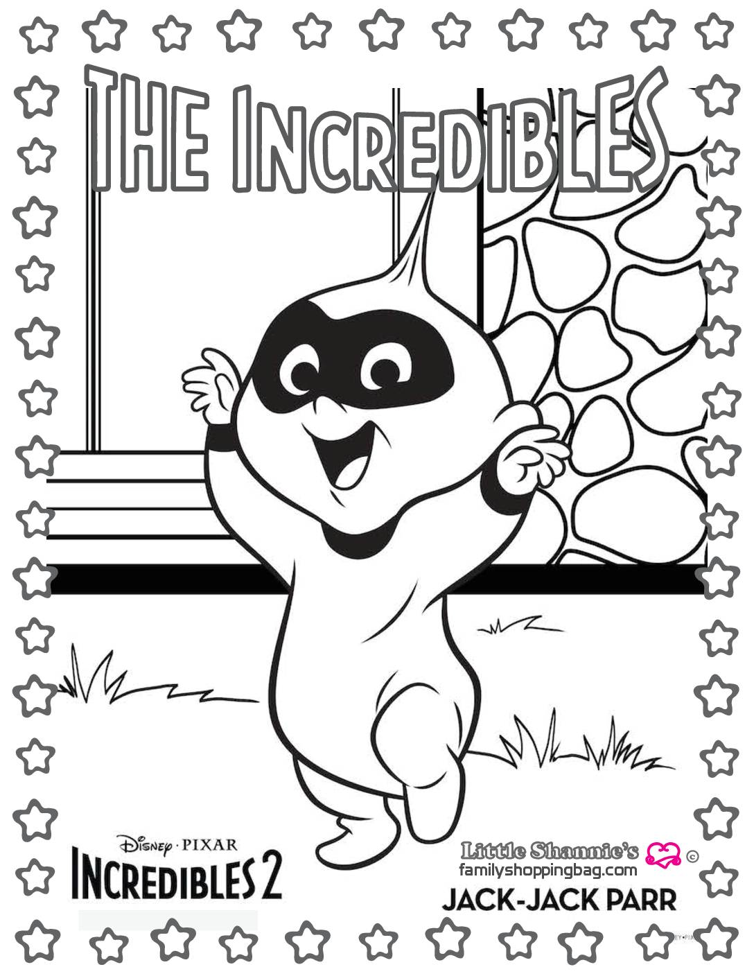 Coloring Page  Incredibles  pdf