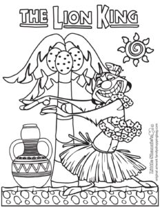 Coloring Page 3 Lion King