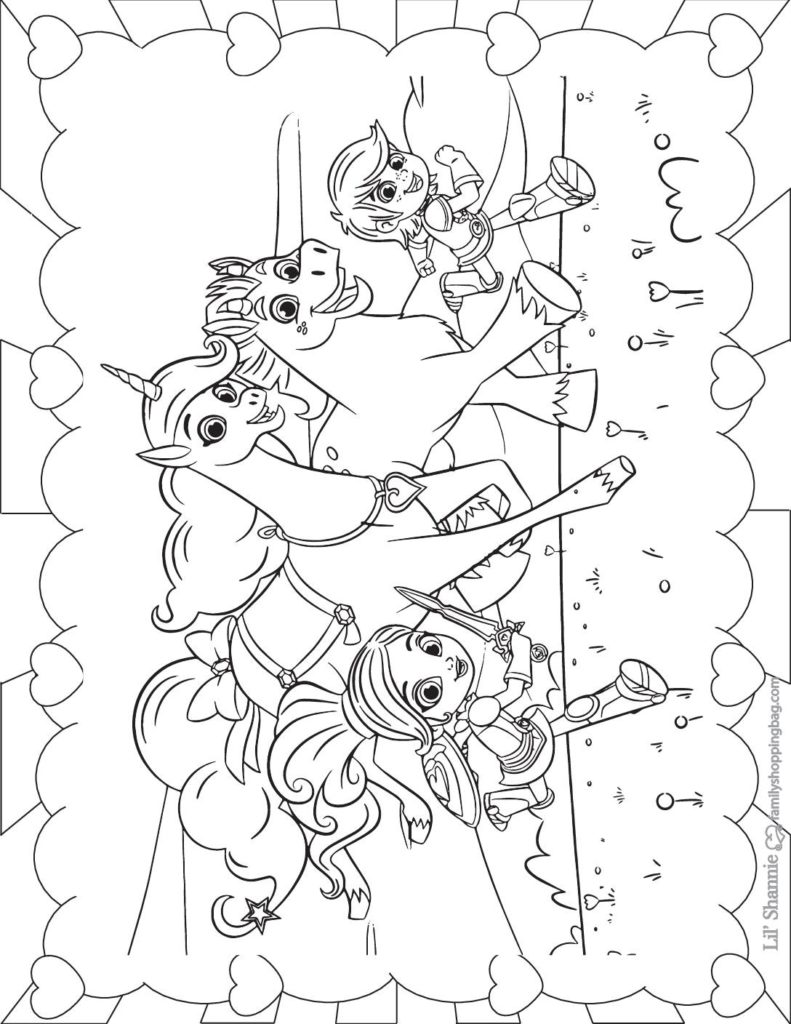 Coloring Page  Nella Knight  pdf
