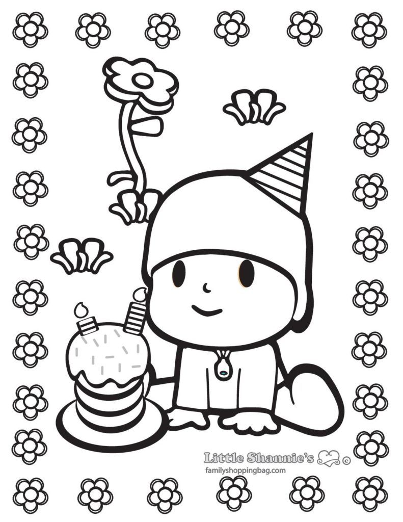 Coloring Page  Pocoyo  pdf
