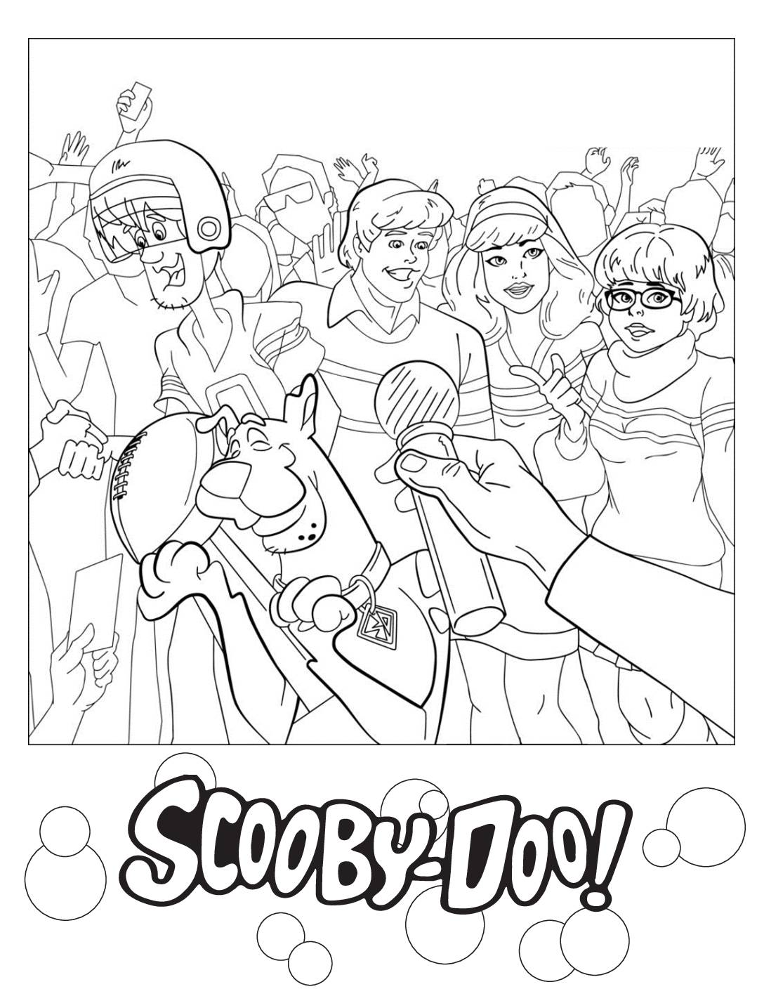 Coloring Page 3 Scooby Doo Coloring Pages