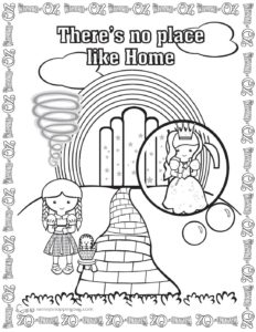 Coloring Page 3 Wizard of Oz