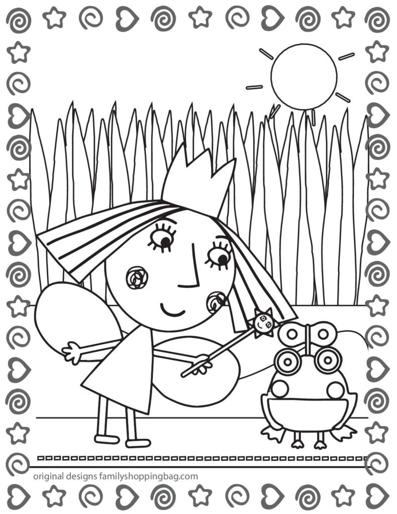Coloring Page  Ben Holly  pdf