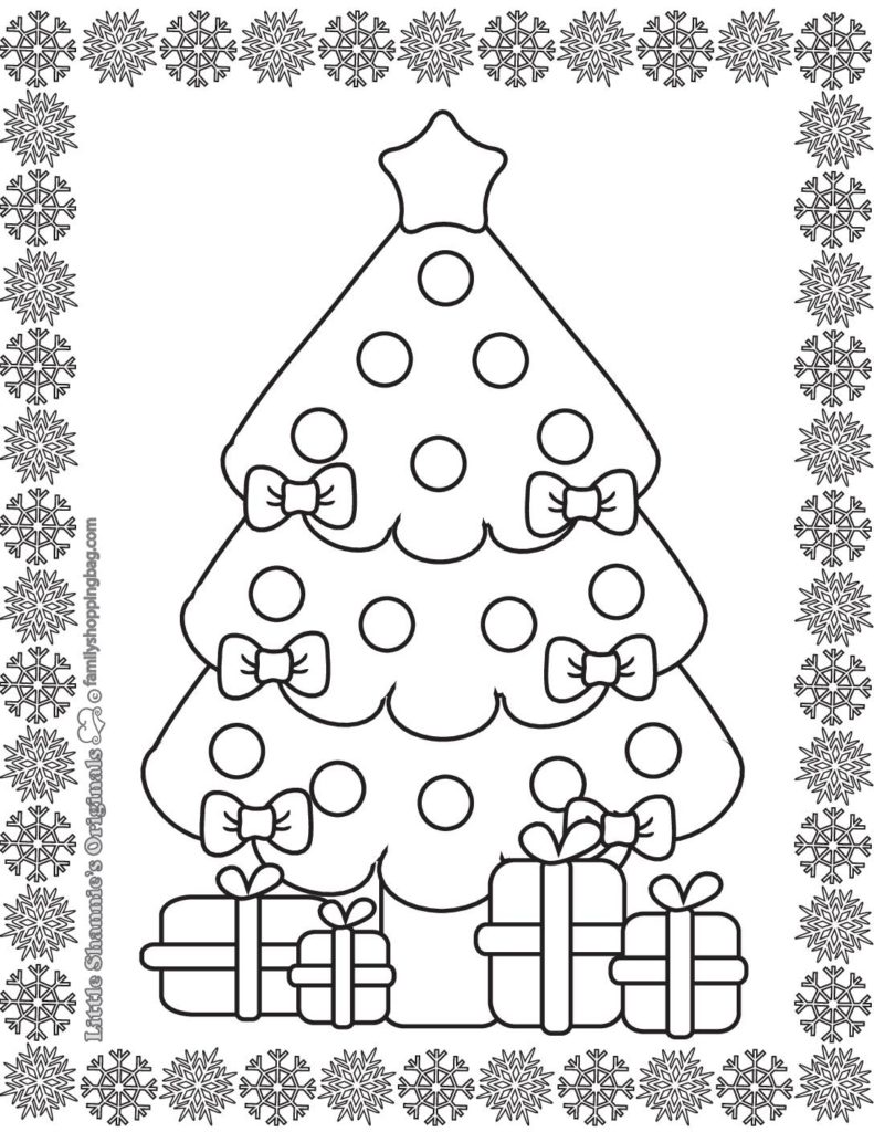 Coloring Page  Christmas  pdf