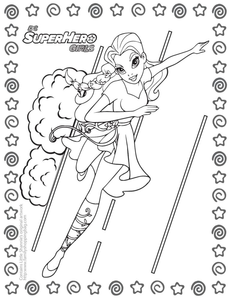 Free Printable DC Super Hero Girls Coloring Pages and More | Lil ...