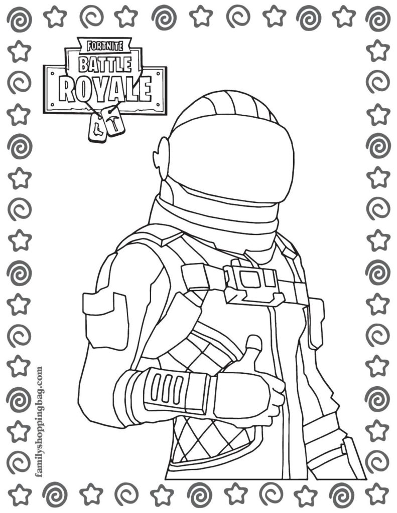 Coloring Page  Fortnite  pdf