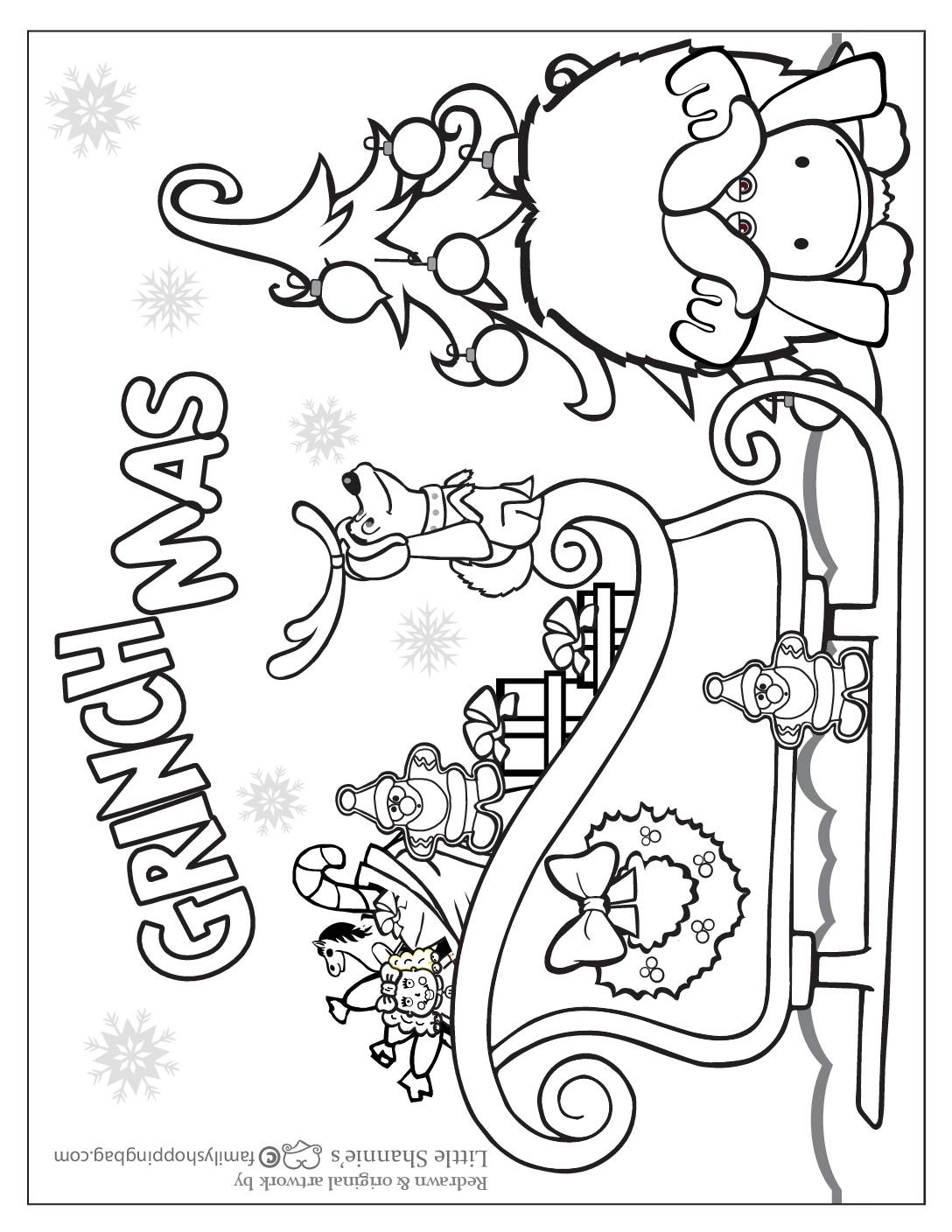 Coloring Page 4 Grinch