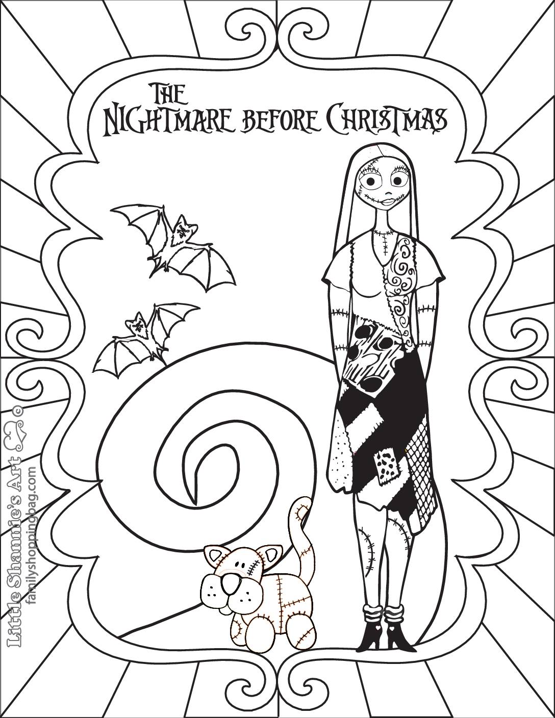Coloring Page 4 Nightmare BC