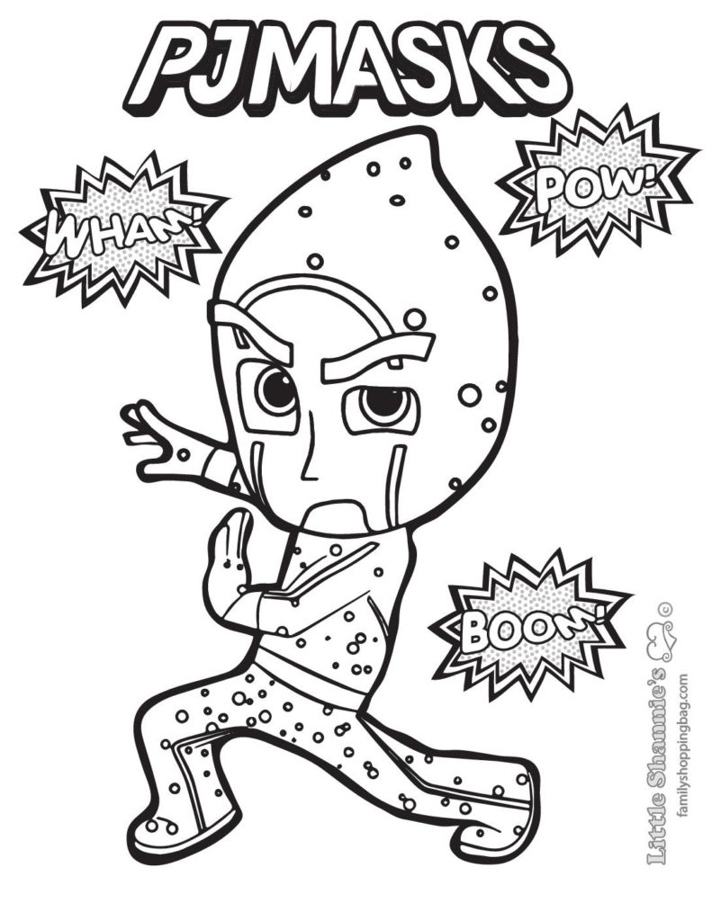 Coloring Page  PJ Masks  pdf
