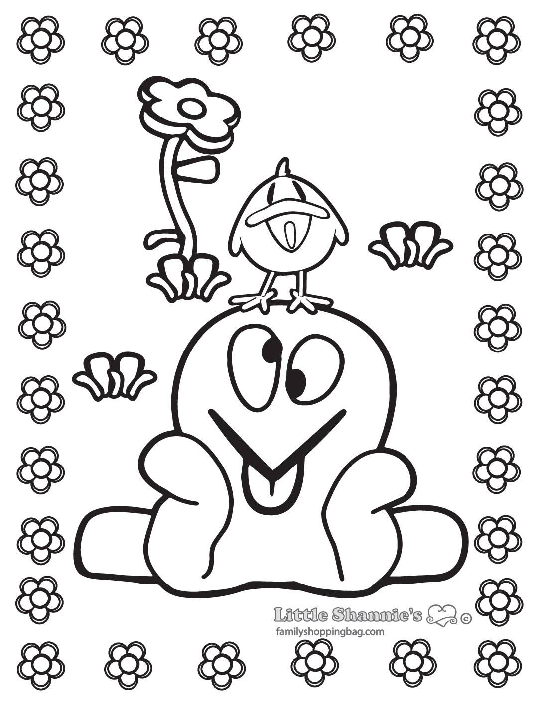 Coloring Page 4 Pocoyo Coloring Pages