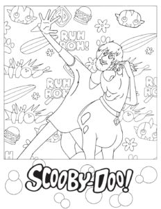 Coloring Page 4 Scooby Doo
