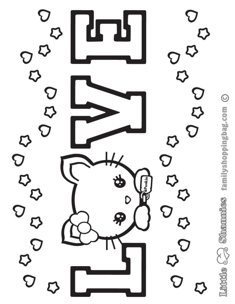 Coloring Page  Shannies   pdf