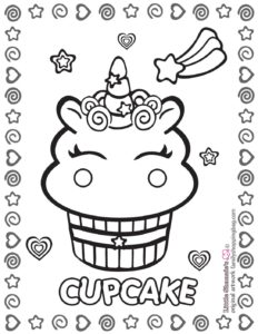 Coloring Page 4 Unicorn