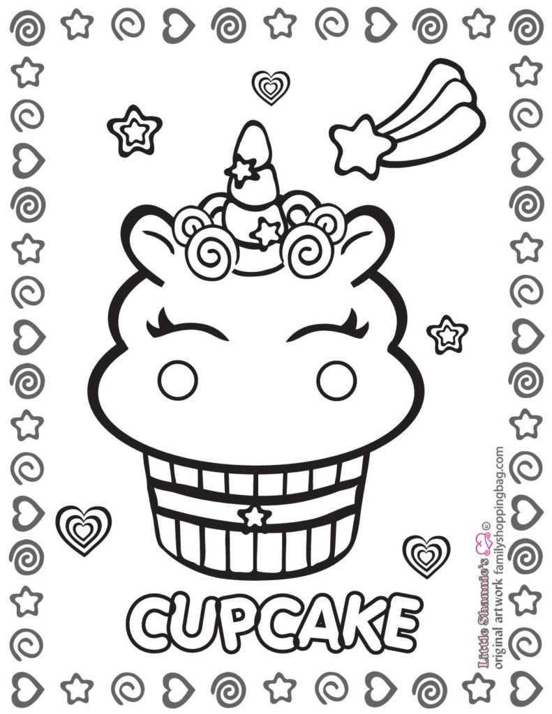 Coloring Page  Unicorn  pdf