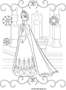 Frozen Coloring Page 5