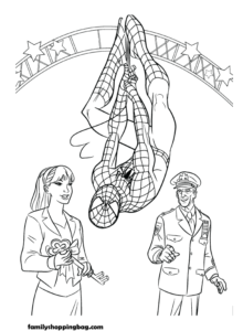 Spiderman Color Page Coloring Pages