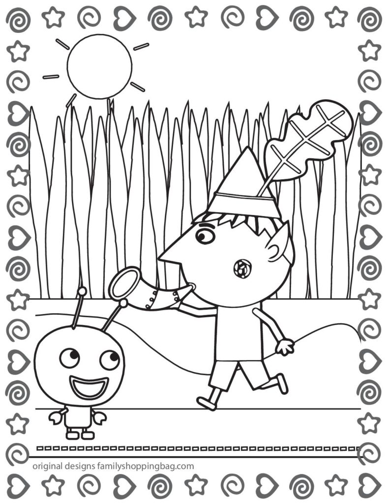 Coloring Page  Ben Holly  pdf