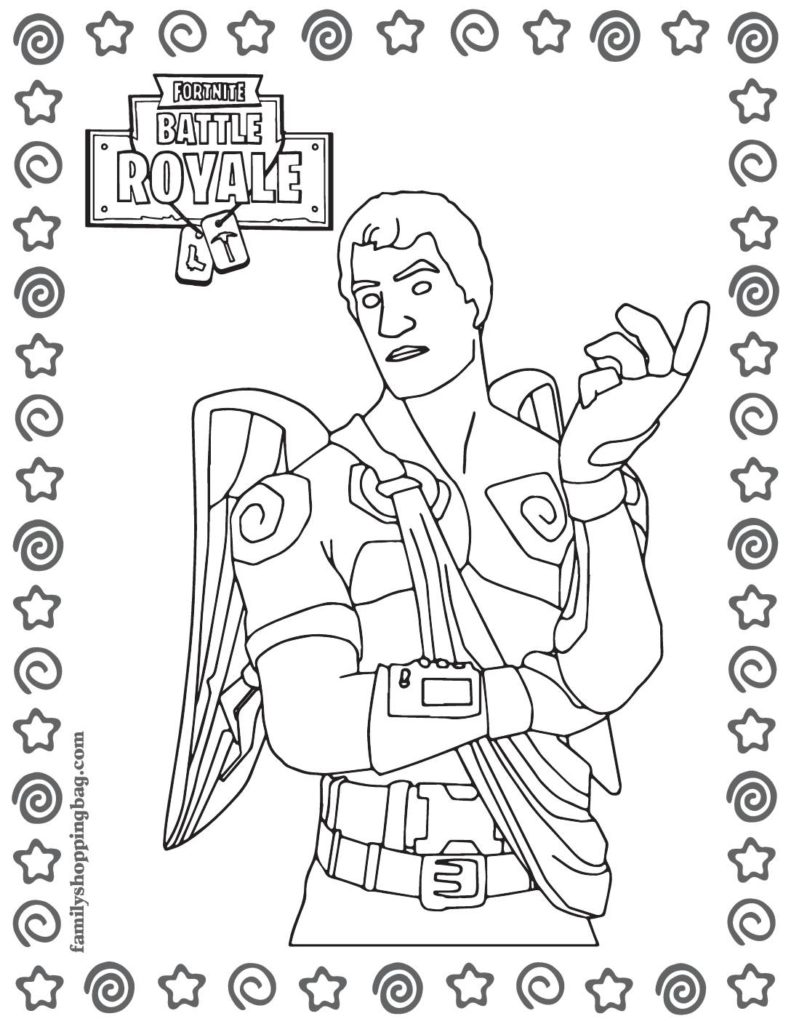 Coloring Page  Fortnite  pdf
