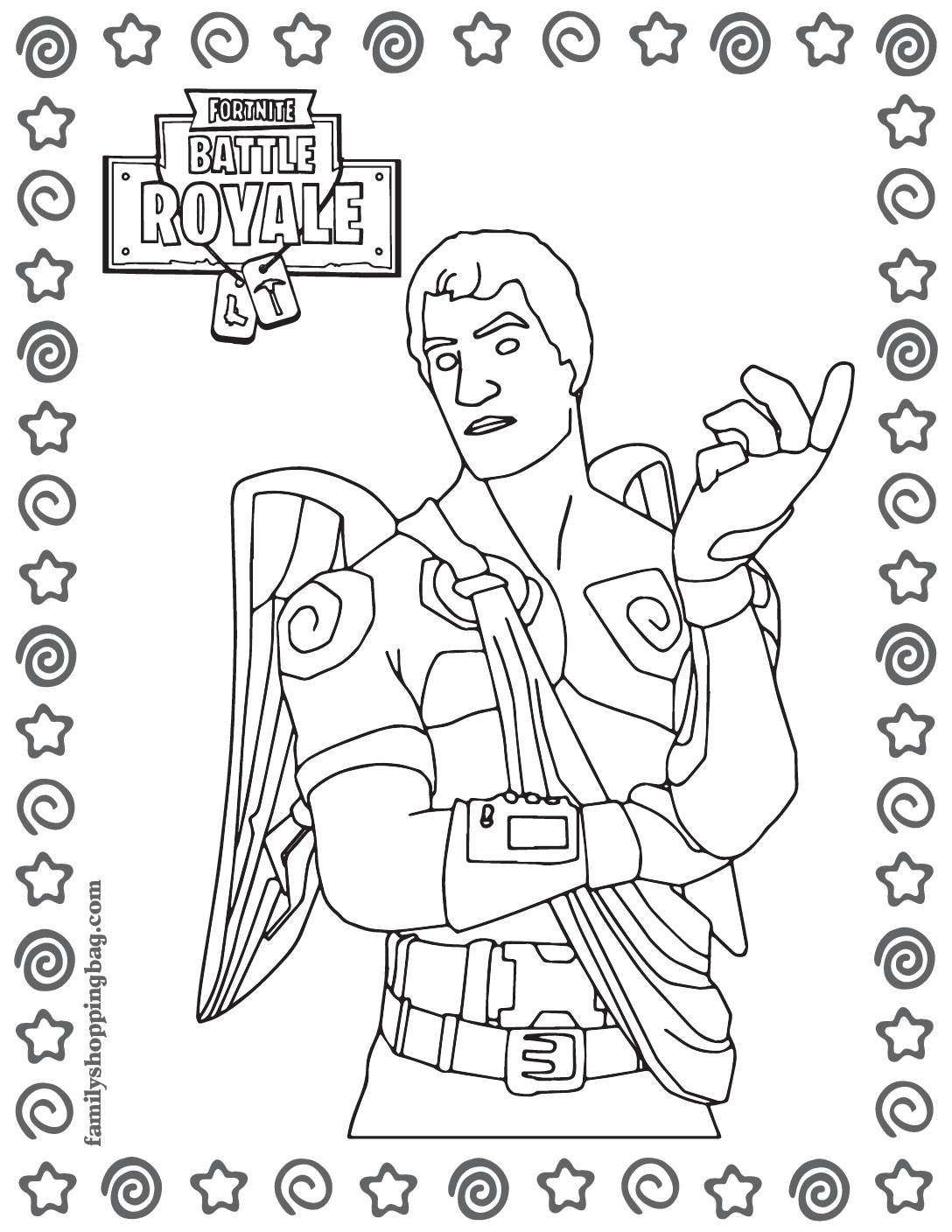 Coloring Page 5 Fortnite