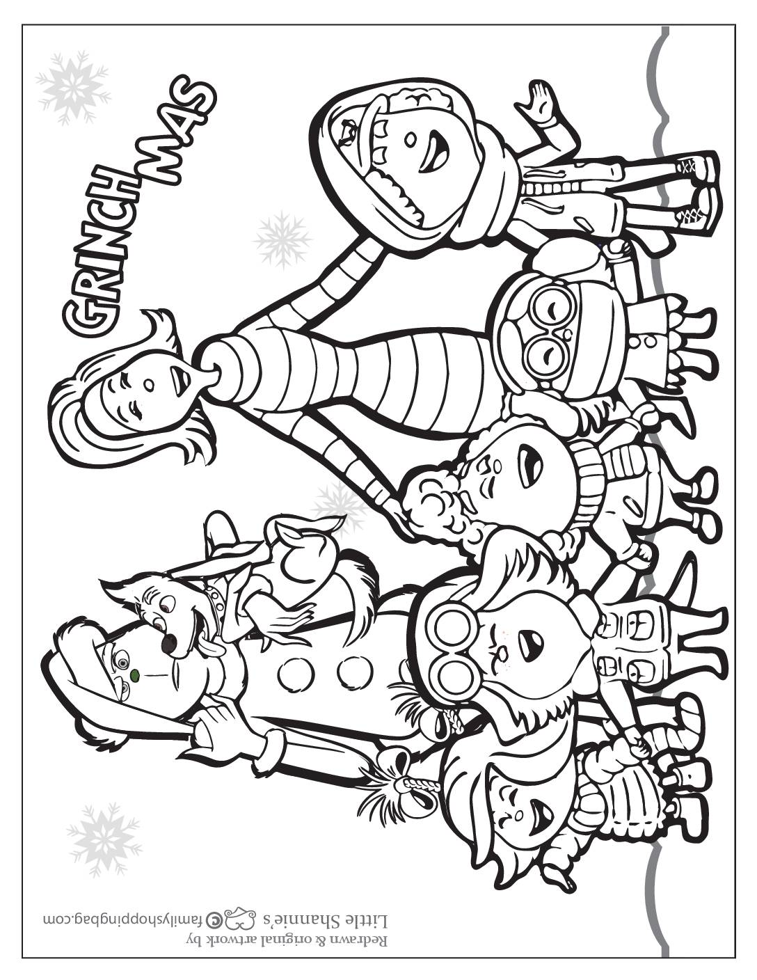 Coloring Page 5 Grinch Coloring Pages