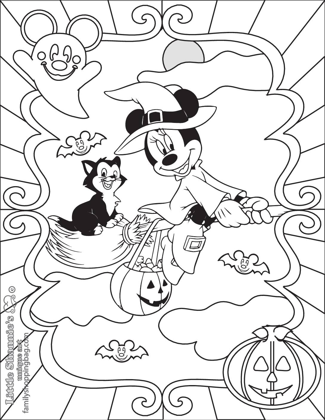 Coloring Page 5 Mickey Halloween Coloring Pages