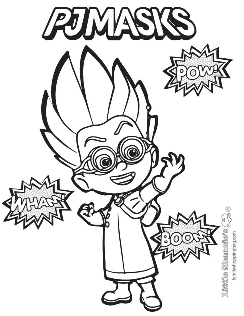 Coloring Page  PJ Masks  pdf