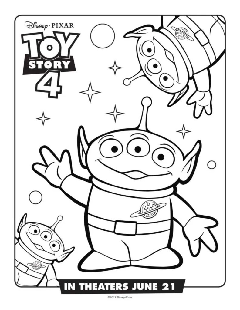 Coloring Page  Toy Story  pdf