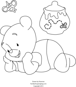 Pooh Coloring Page Coloring Pages